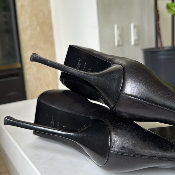 YSL Yves Saint Lauren Tribtoo Leather Platform Boots Size 8 - Picture 11 of 14